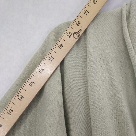 Marla Wynne Cardigan Women Large Sweater Tie Front Mint Green Cotton Lightweight - Picture 13 of 14